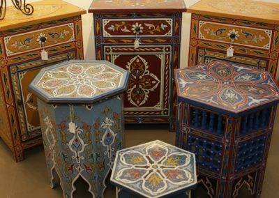 Zouak painted furniture