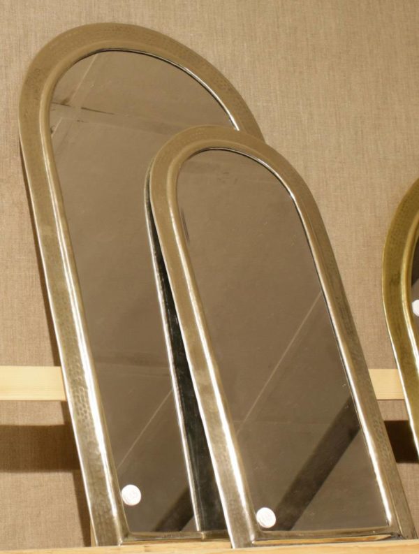 Arch-shaped Mirrors - Nickel Silver